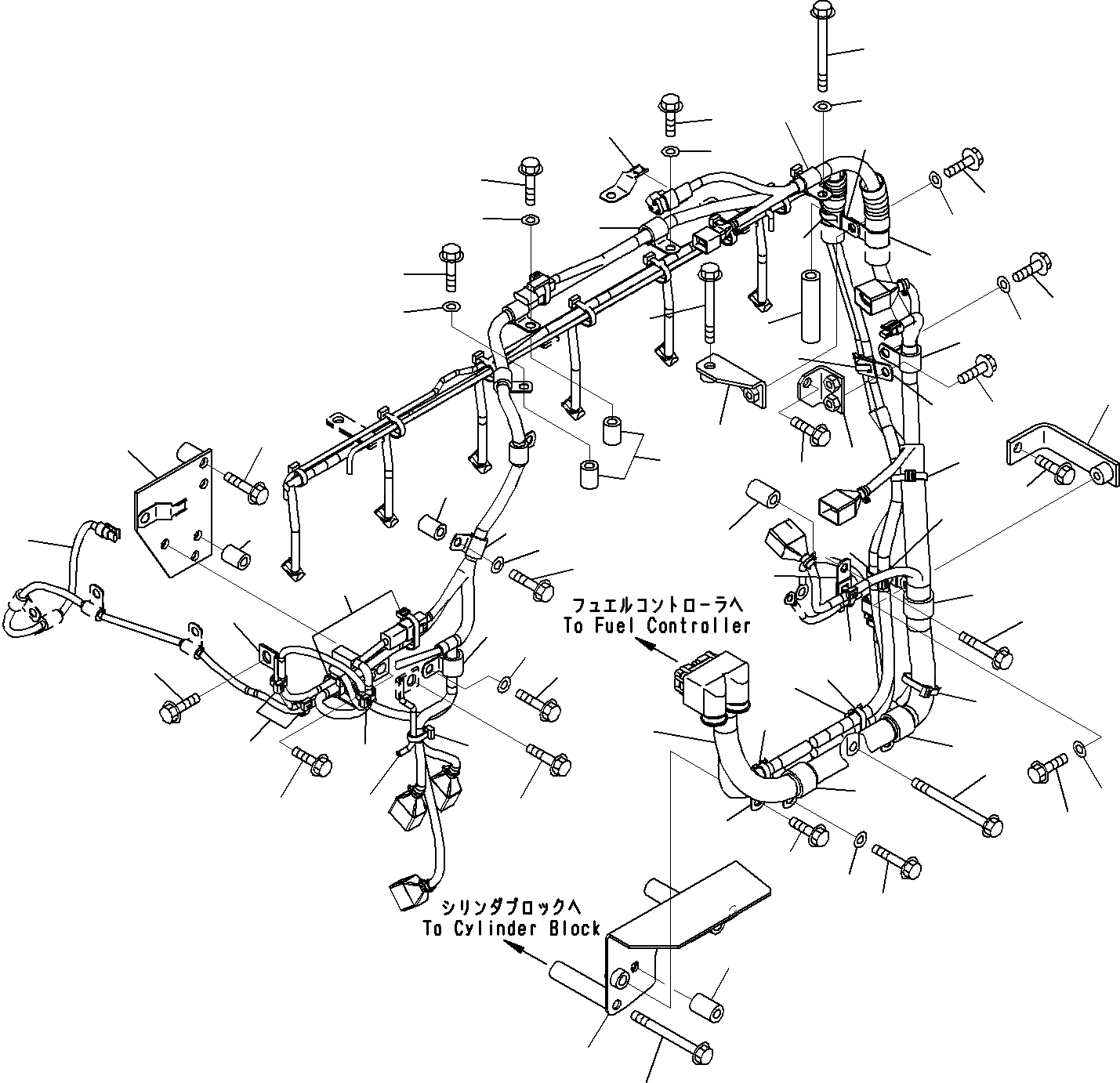 KOMATSU 6144-11-5630 Parts SPACER