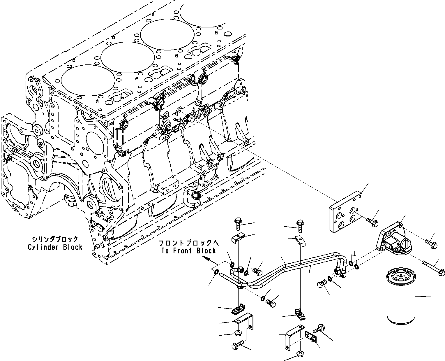 KOMATSU 600-411-1171 Parts CARTRIDGE