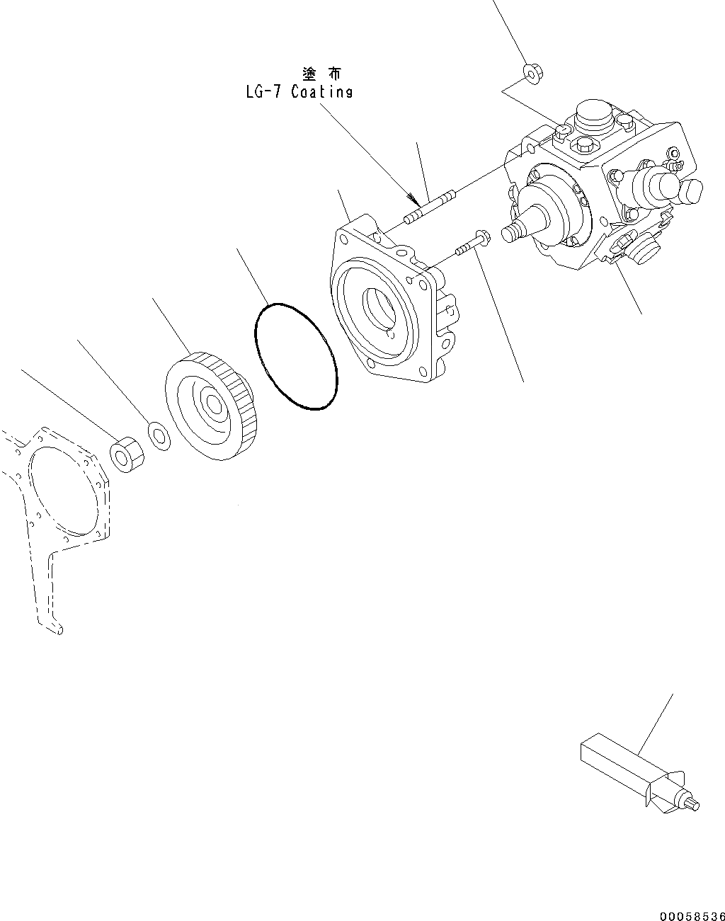 KOMATSU 0700012085 Parts O-RING