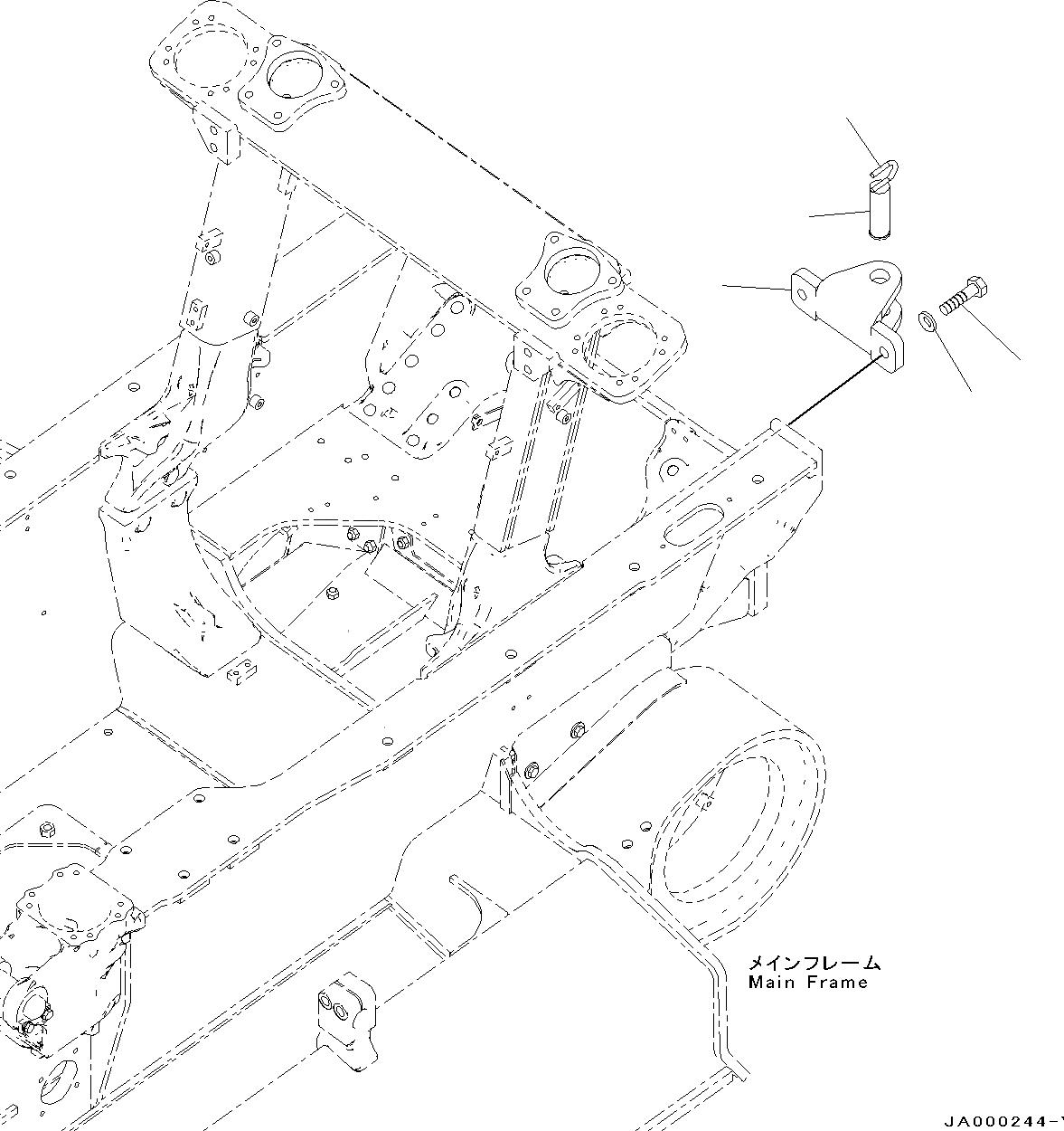 KOMATSU 01010-82060 Parts BOLT