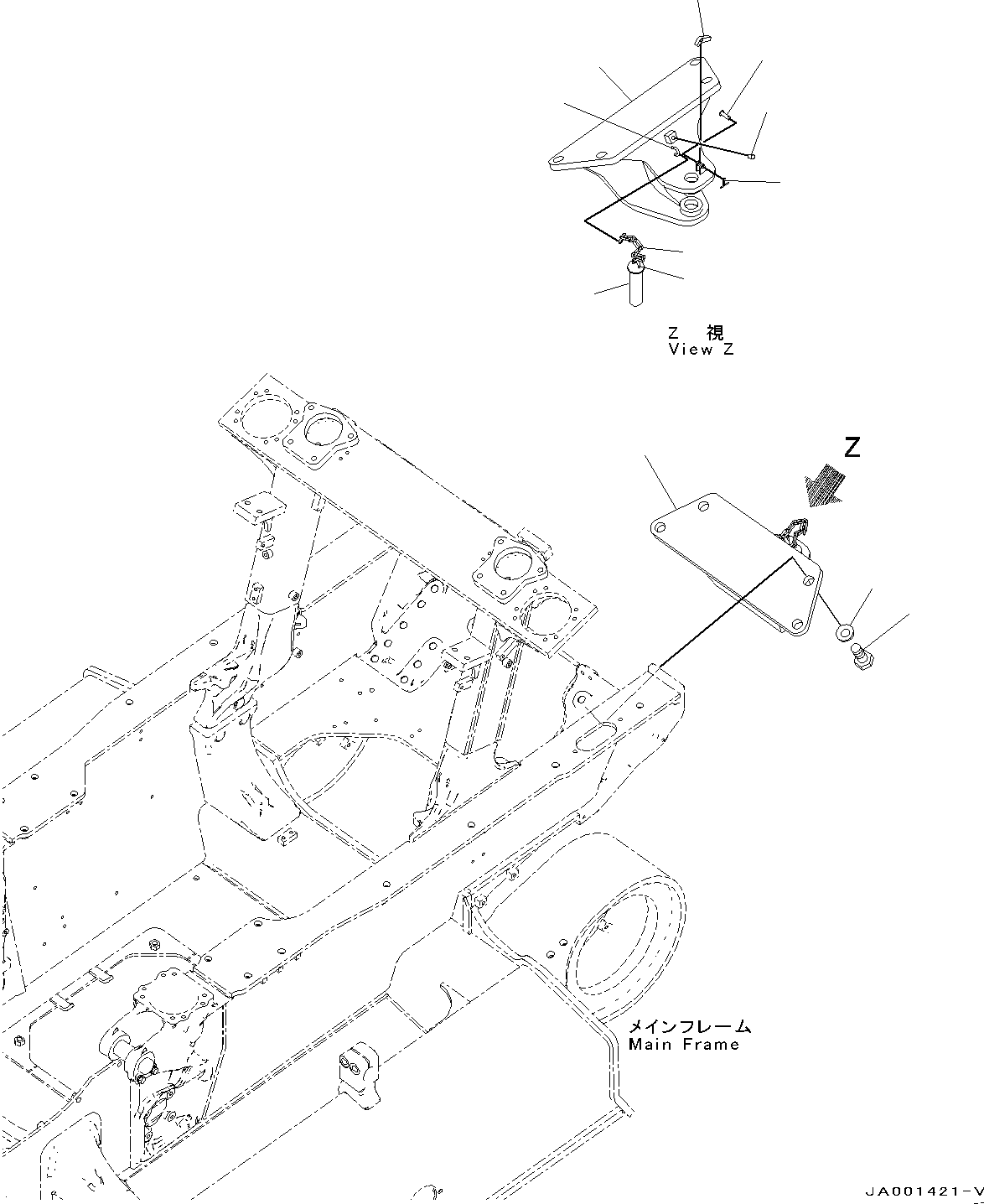 KOMATSU 01010-82455 Parts BOLT