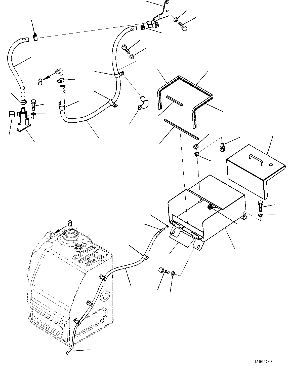 KOMATSU 198-09-31210 Parts CLAMP