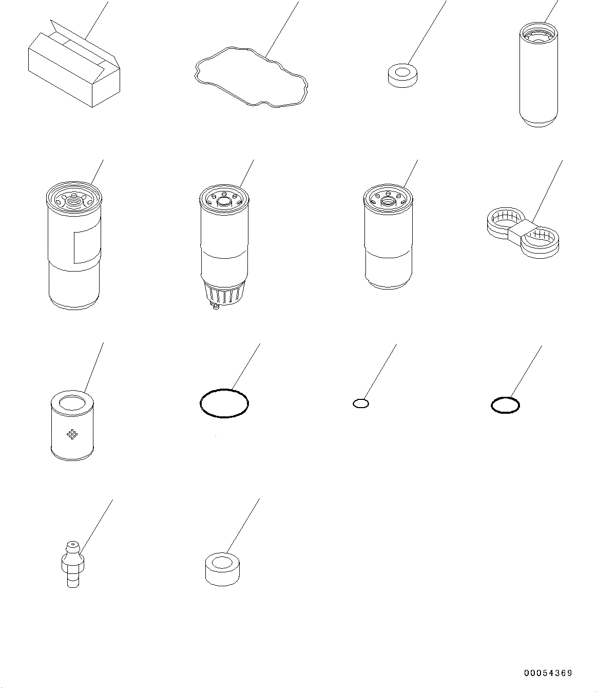 KOMATSU 208-60-71123 Parts ELEMENT
