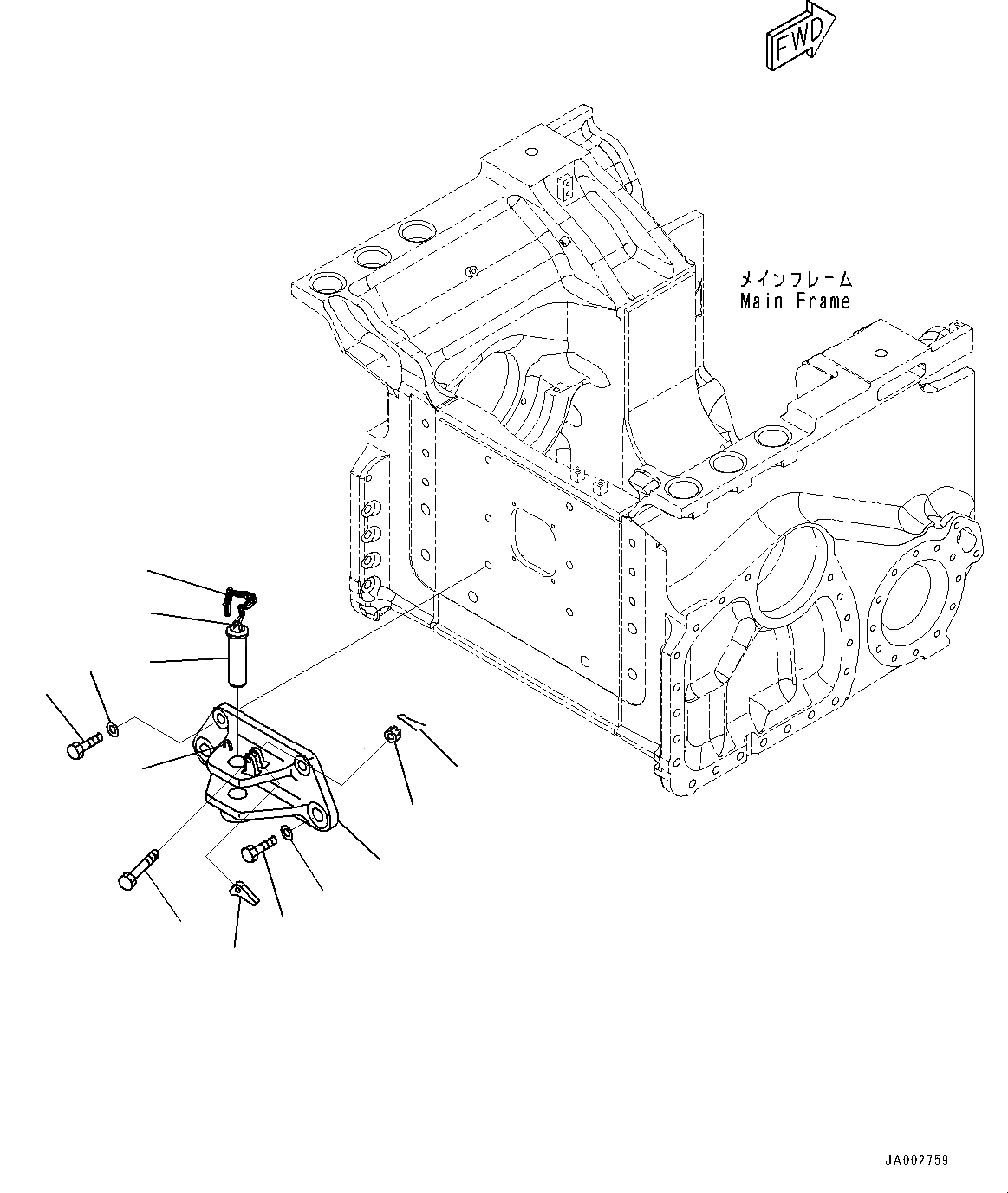 KOMATSU 01643-33380 Parts WASHER