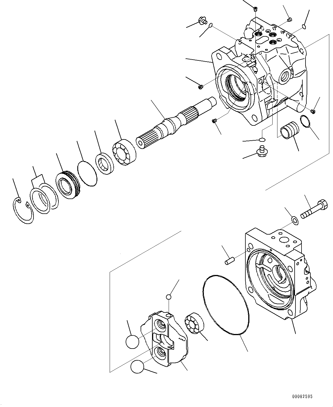 KOMATSU 708-1W-41570 Parts CAP,END