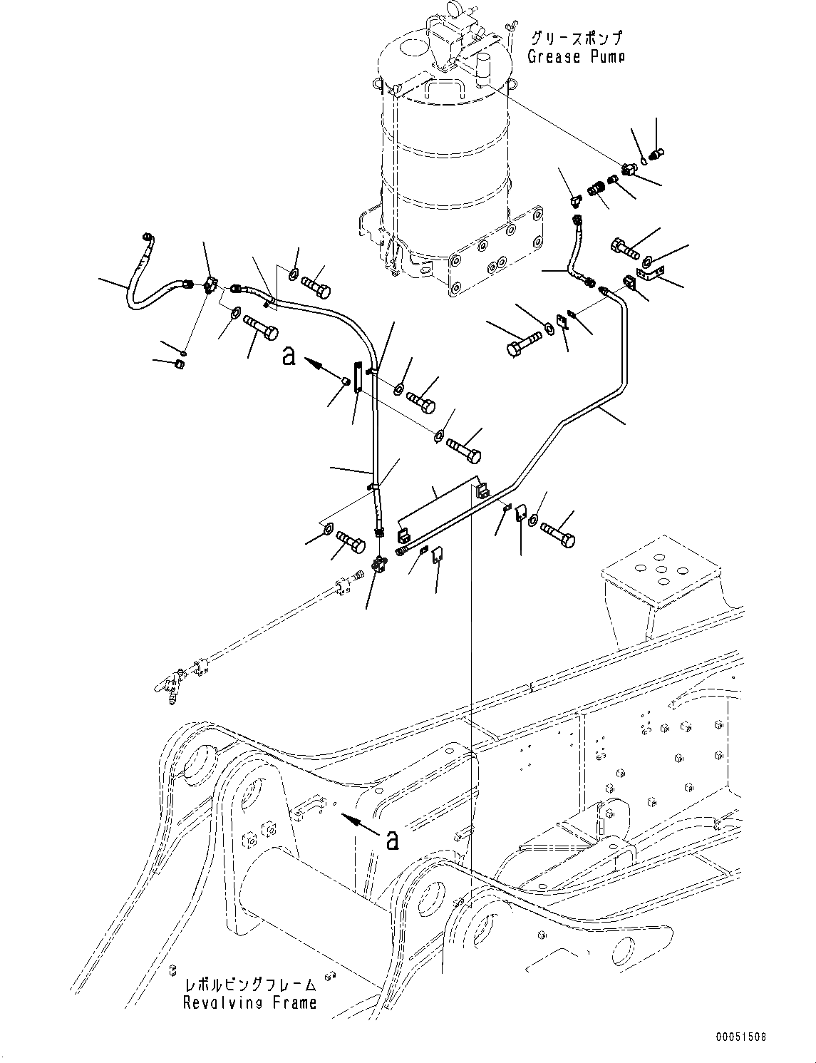 KOMATSU 195-04-12280 Parts ELBOW