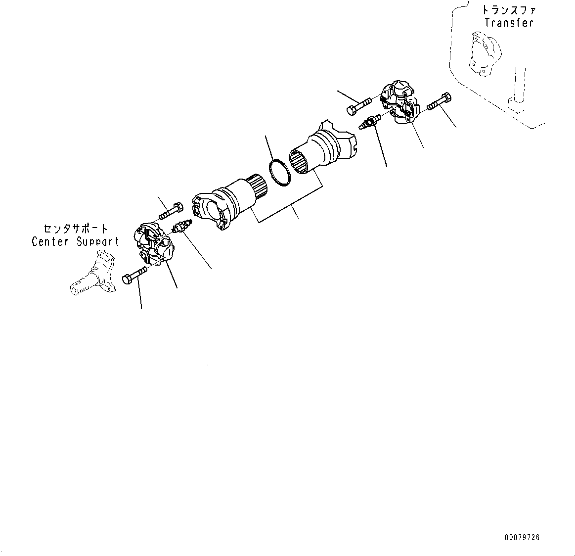 SPIDER ASS'Y 42C-20-12621 - KOMATSU Part catalog