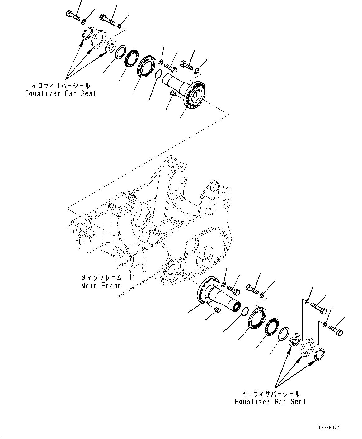 KOMATSU 07000-05190 Parts O-RING