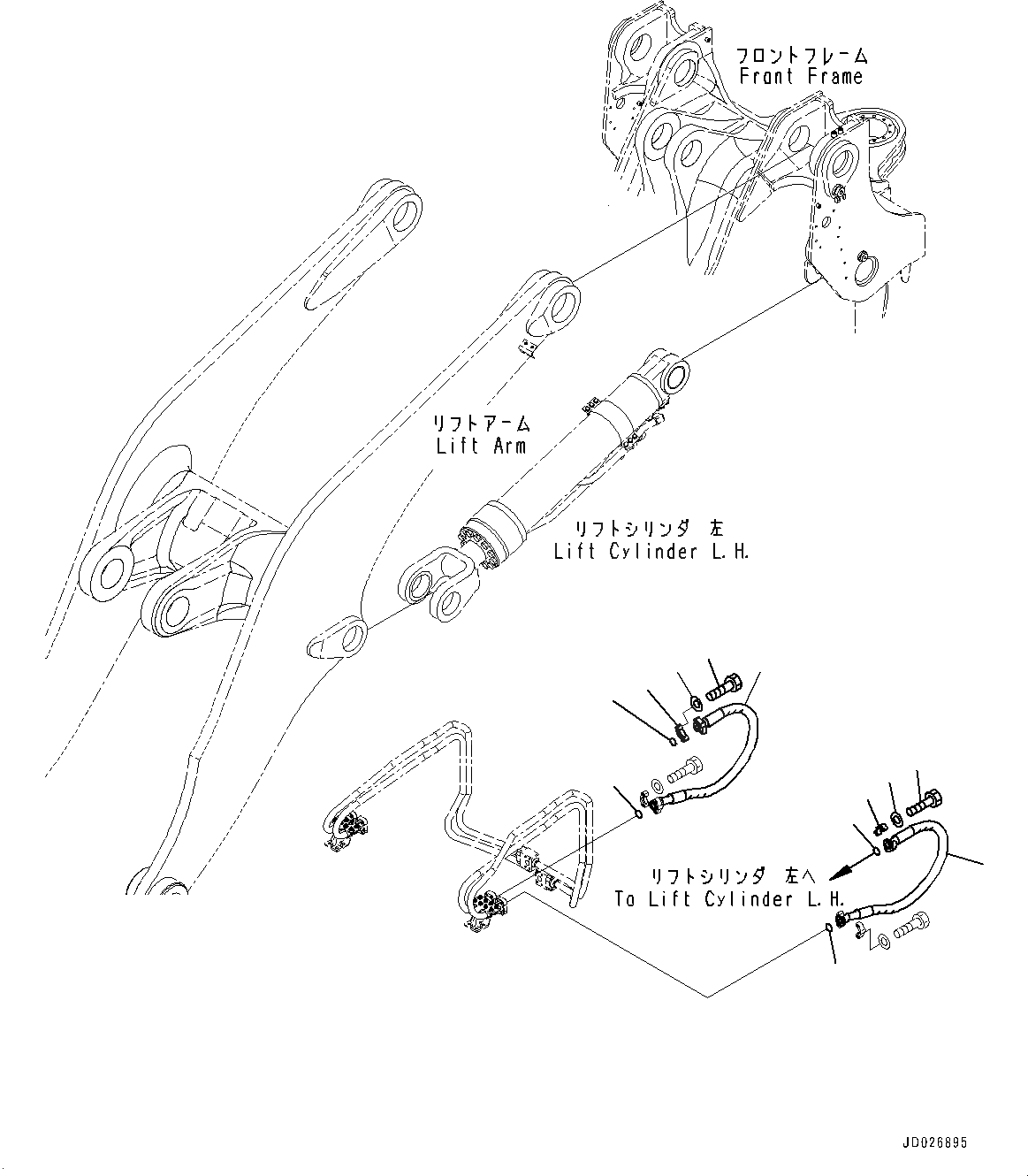 426-62-32761 - KOMATSU HOSE Запчасти