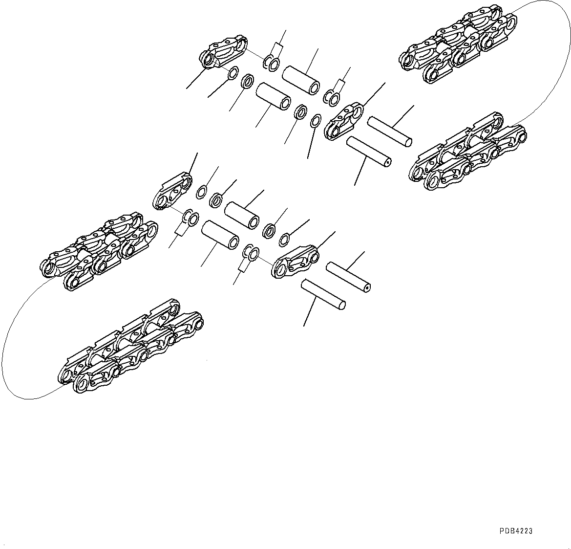 KOMATSU 209-32-11391 Parts ..PIN MASTER