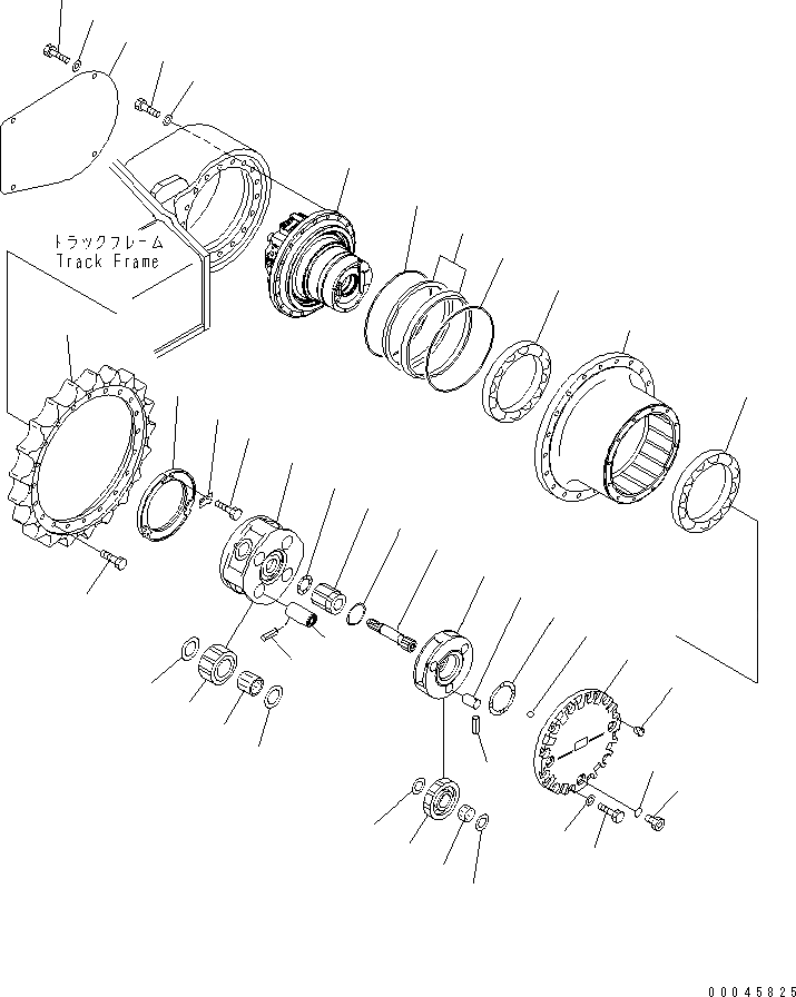 FINAL DRIVE (PC200-8) (#B30001-B31330) PC200-8 / PC200LC-8 S/N B30001-UP Komatsu Part catalog FINAL DRIVE (PC200-8) (#B30001-B31330) PC200-8 / PC200LC-8 S/N B30001-UP Komatsu Part catalog