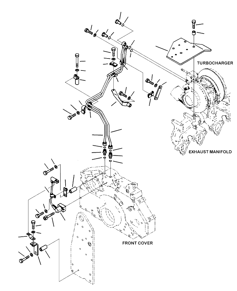 A1530-001005 KOMATSU VARIABLE GEOMETRY TURBOCHARGER (KVGT), EPC