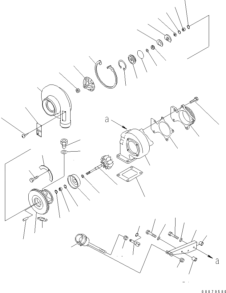 6743-84-8010 - KOMATSU TURBOCHARGER KIT Запчасти