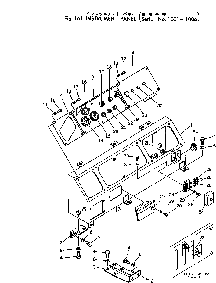 KOMATSU 125-06-22210 Parts LAMP,OIL PRESSURE