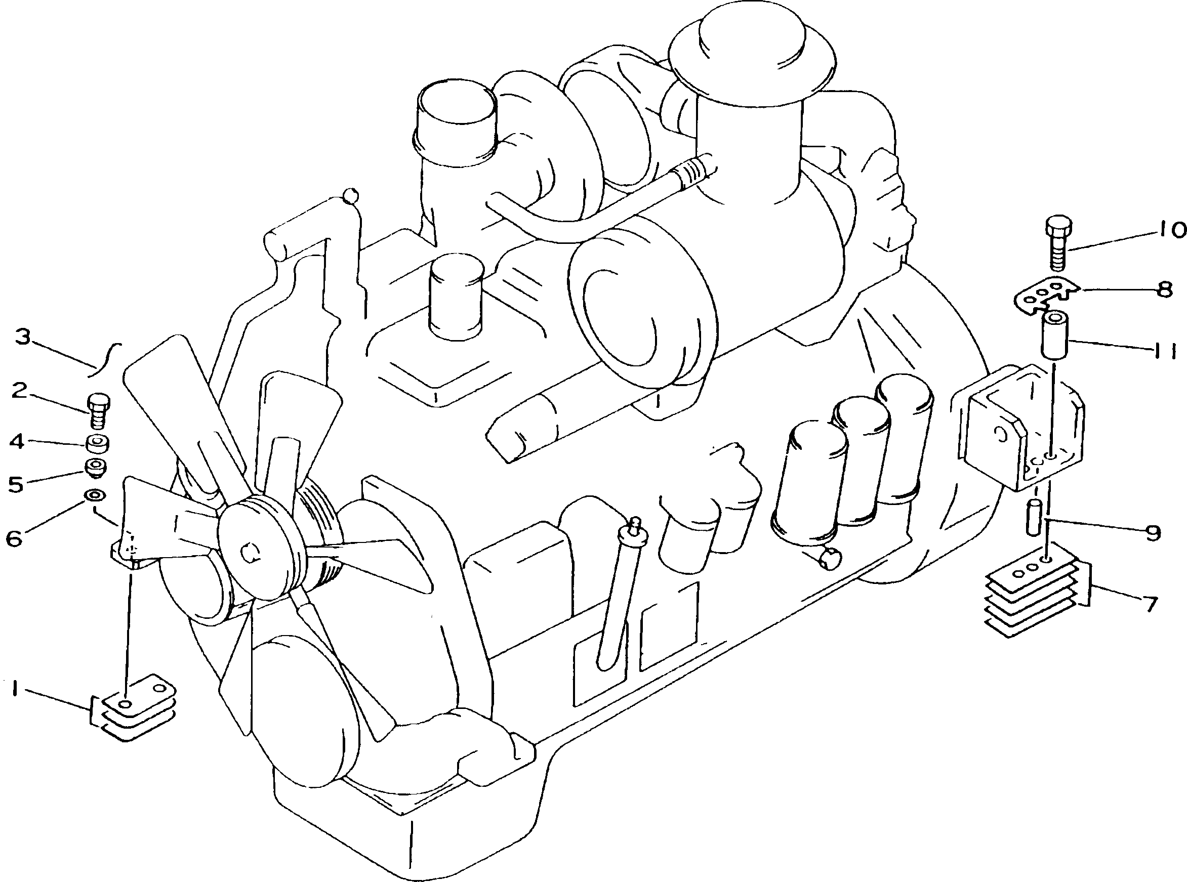 KOMATSU 01011-82210 Parts BOLT