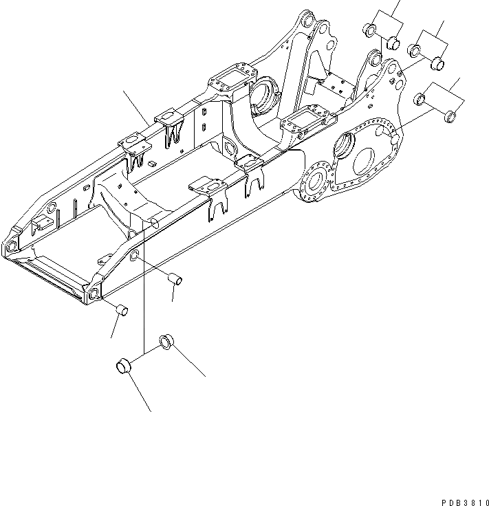 D375A-3 S/N 17001-UP (6 Track Roller)