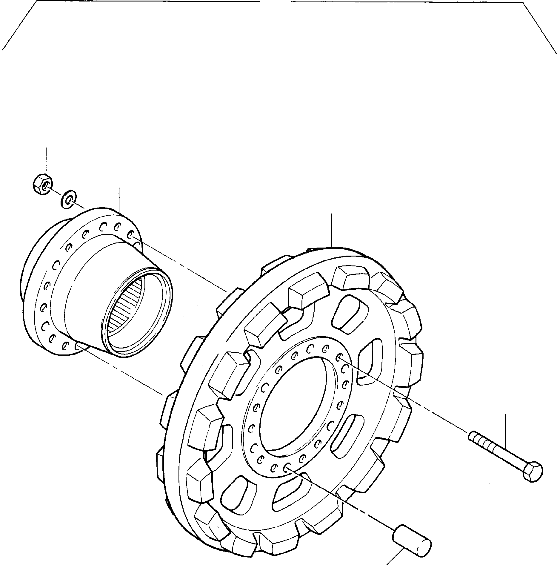 DRIVE SPROCKET PC8000-6E S/N 12044 [g12044] Komatsu 927 838 40
