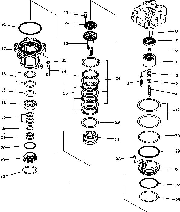 Komatsu parts