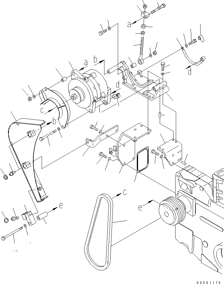 Двигатель Komatsu saa12v140e-3. Komatsu saa12v140e-7.