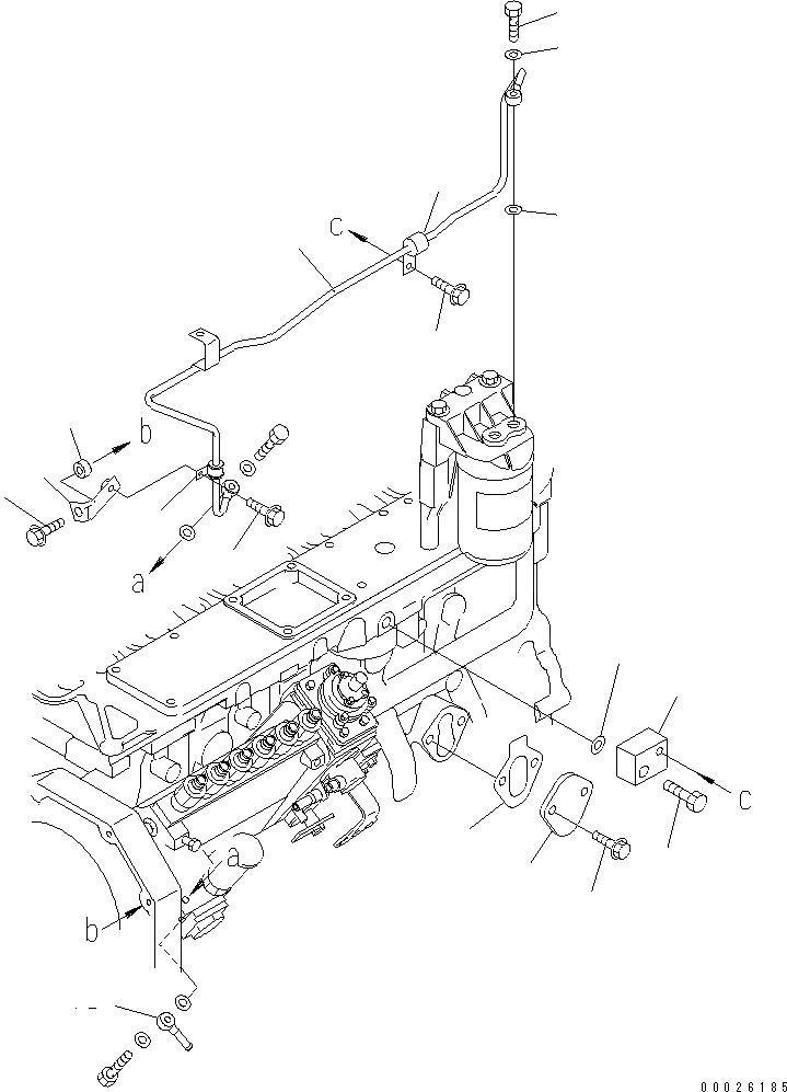 KOMATSU 6738-71-5670 Parts TUBE