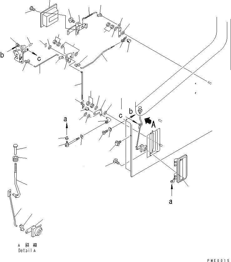 421-56-11540 - KOMATSU LOCK,L.H. Запчасти