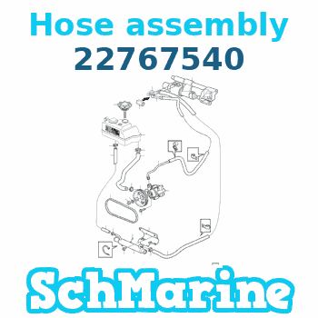 Buy 22767540 Hose assembly Volvo Penta parts 22767540 Hose assembly Volvo Penta