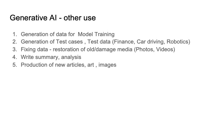 Slide 9 for generative AI 101