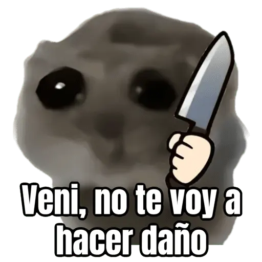 stickers_Ratita_triste_-_Memes_🥲🤣