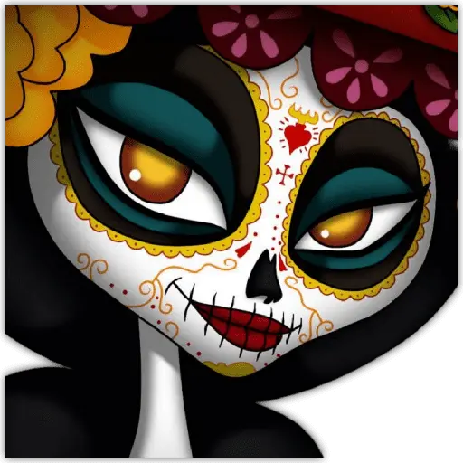 stickers_🏵️🕯️LA_CATRINA🕯️🏵️