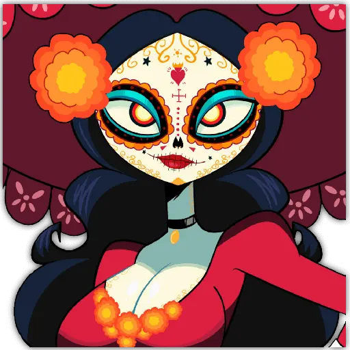 stickers_🏵️🕯️LA_CATRINA🕯️🏵️