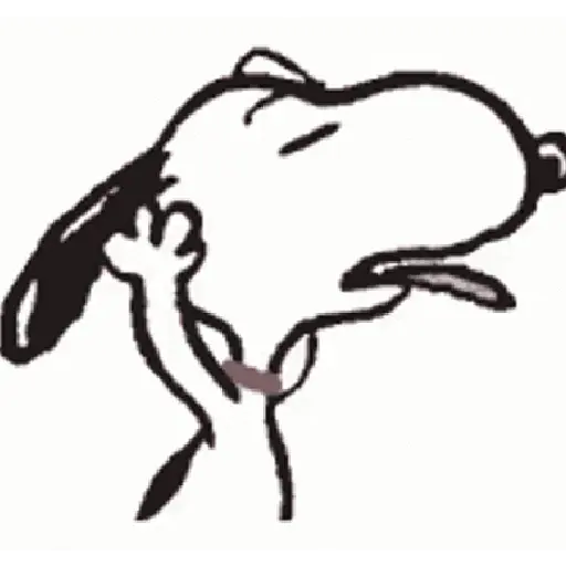 stickers_♥️_Snoopy_enojado_2️⃣😡