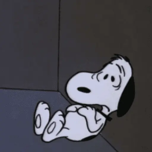 stickers_🫐☔_SNOOPY_Triste_☔🫐