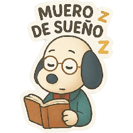stickers_A_mimir_con_Snoopy_💤💤