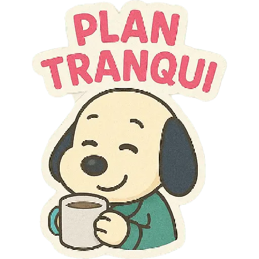 stickers_A_mimir_con_Snoopy_💤💤