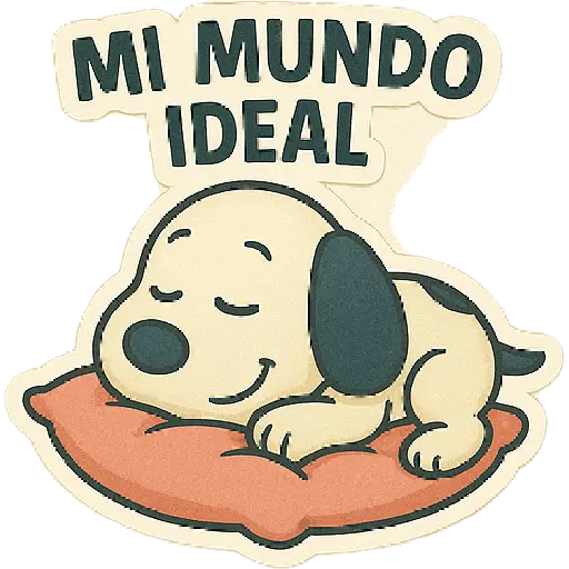 stickers_A_mimir_con_Snoopy_💤💤