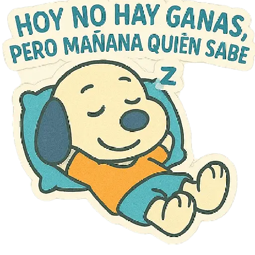 stickers_A_mimir_con_Snoopy_💤💤