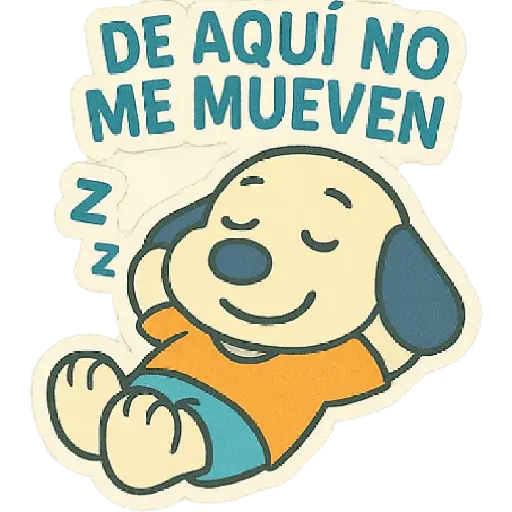 stickers_A_mimir_con_Snoopy_💤💤