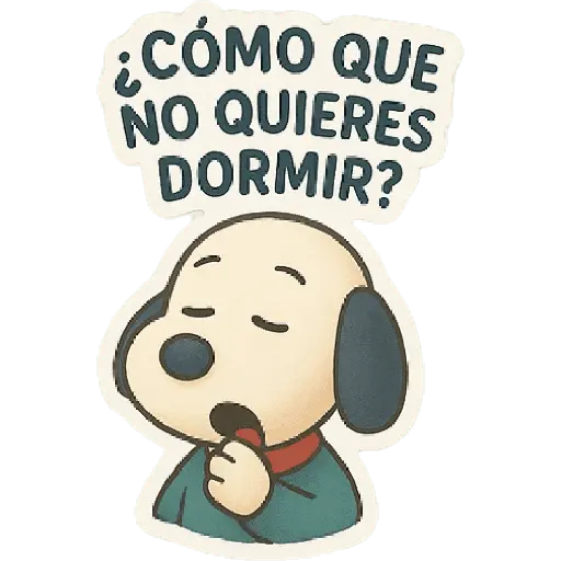 stickers_A_mimir_con_Snoopy_💤💤