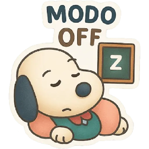 stickers_A_mimir_con_Snoopy_💤💤