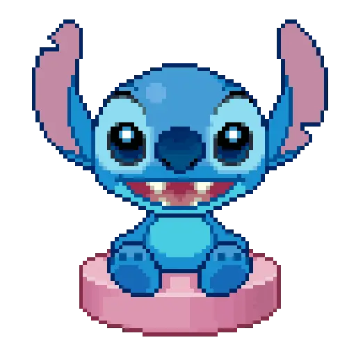 stickers_🍧💙_Stitch_Tierno_🏝️🌊