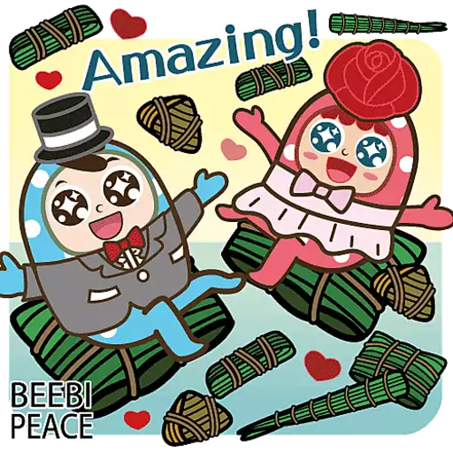 stickers_玫瑰不倒翁的端午節