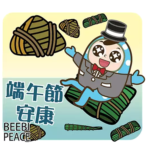 stickers_玫瑰不倒翁的端午節