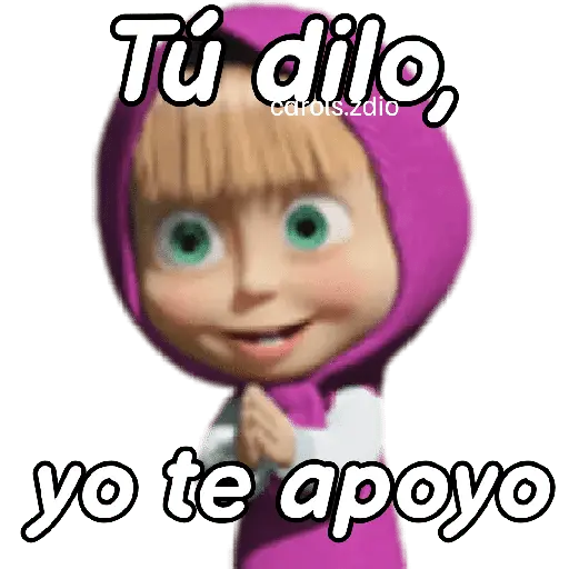 stickers_Masha_respuestas_pal_chat_👧🏼🧺