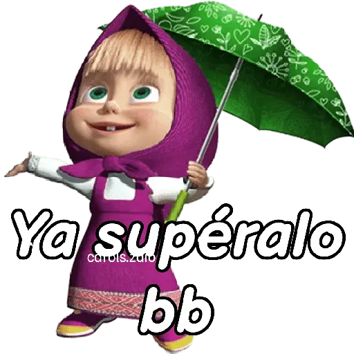 stickers_Masha_respuestas_pal_chat_👧🏼🧺