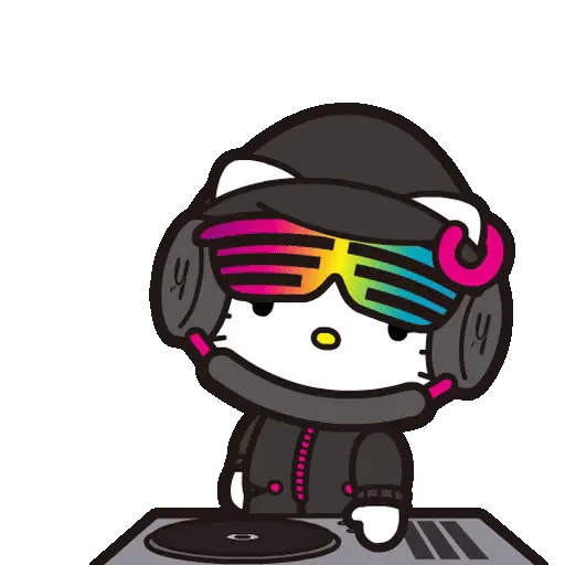 stickers_Hello_Kitty_DJ_🎧📀🎶🎀