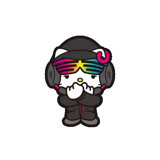 stickers_Hello_Kitty_DJ_🎧📀🎶🎀