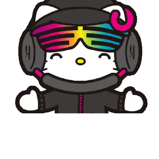 stickers_Hello_Kitty_DJ_🎧📀🎶🎀