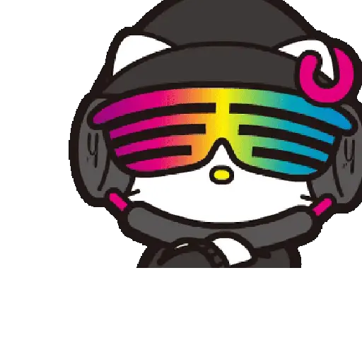stickers_Hello_Kitty_DJ_🎧📀🎶🎀