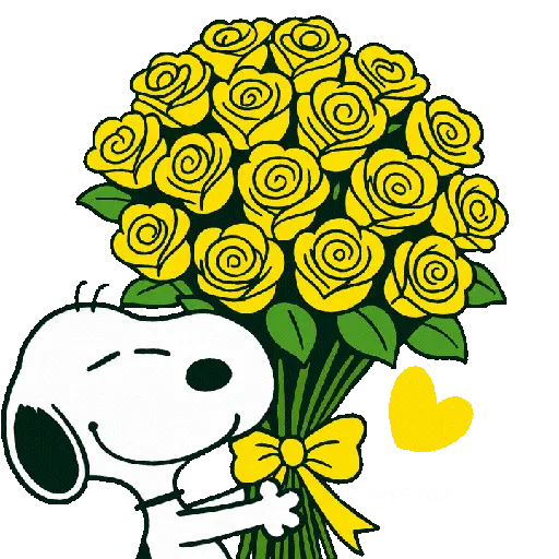 stickers_Snoopy_rosas_mov_🥰🩷✨