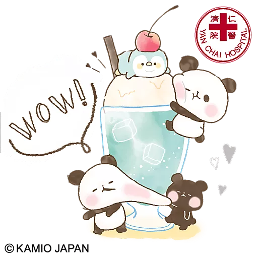 stickers_仁濟關愛小領袖月捐及義工計劃_×_Mochi_Mochi_Panda_限定貼圖